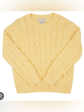 TBBC Unisex Crawford Crewneck - Bellport Butter Yellow, 4T NWOT